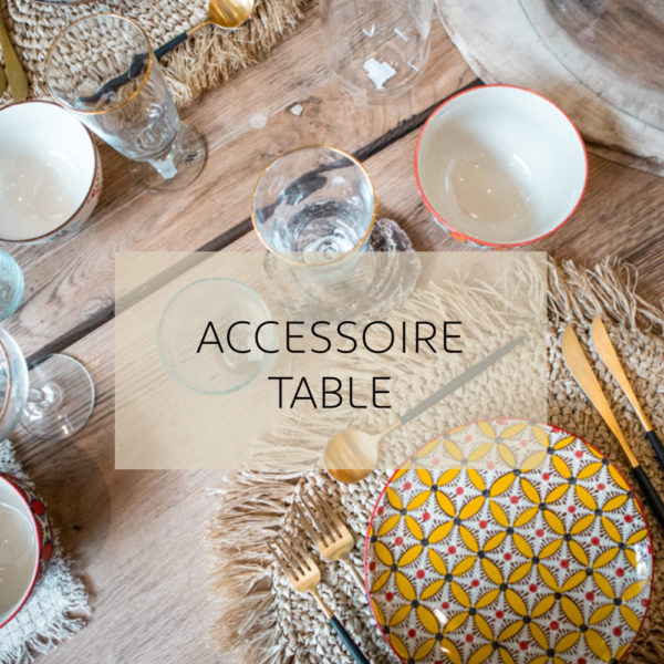 square accesoire table
