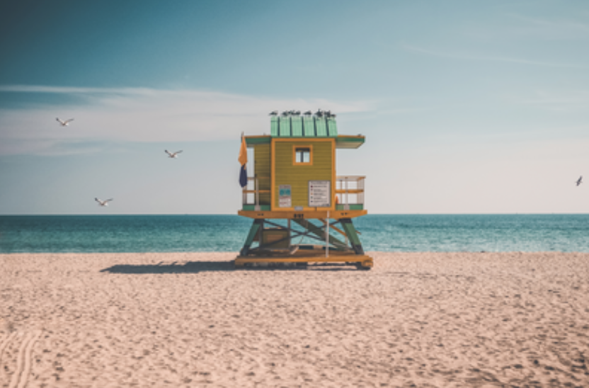 Photographie Cabine de plage à Miami Beach