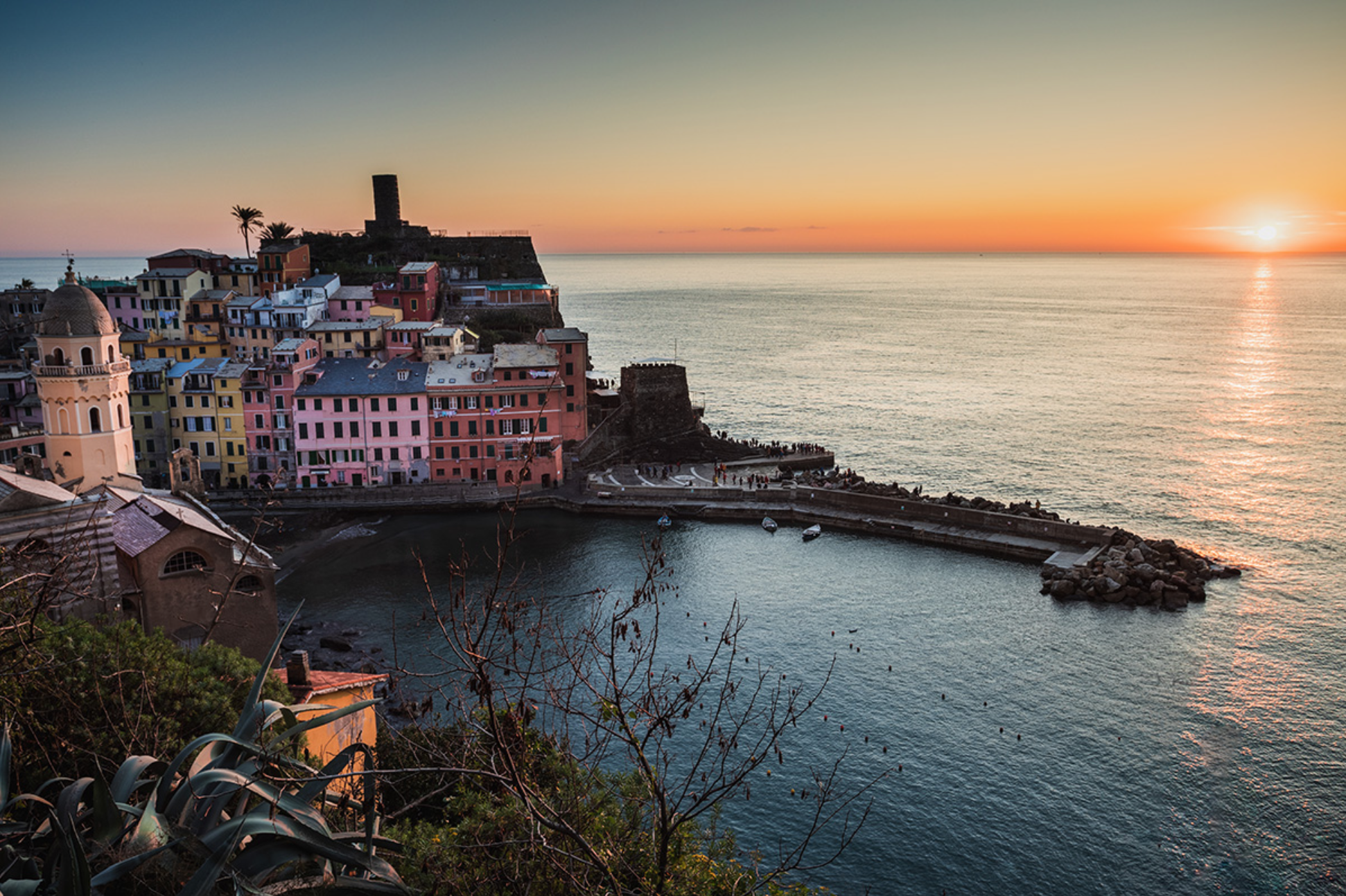 Photographie "Vernazza Sunset", Cinque Terre, Italy