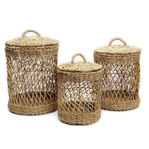 The Laundry Basket - Natural - Set of 3